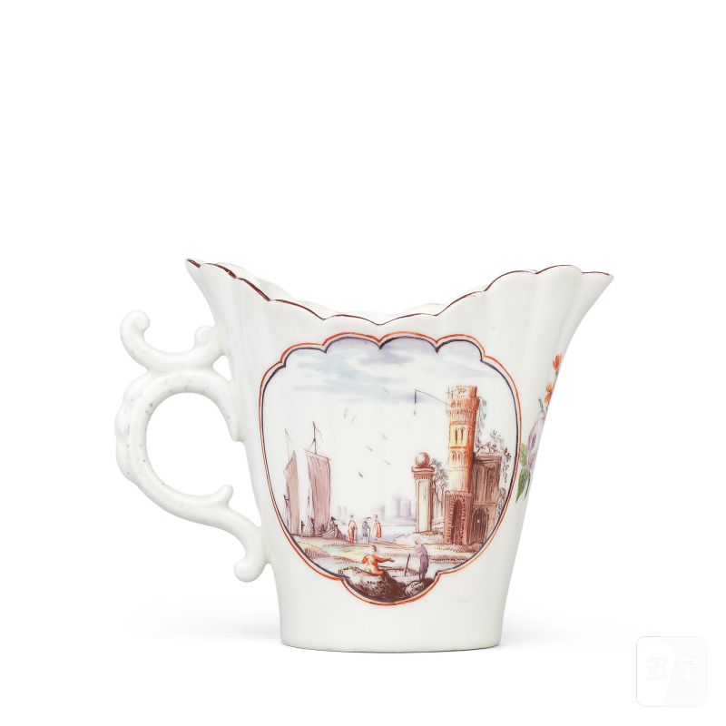 A Chelsea milk jug, circa 1752-54